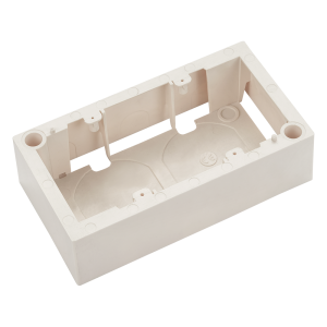Wall mounting box for French size mounting frame